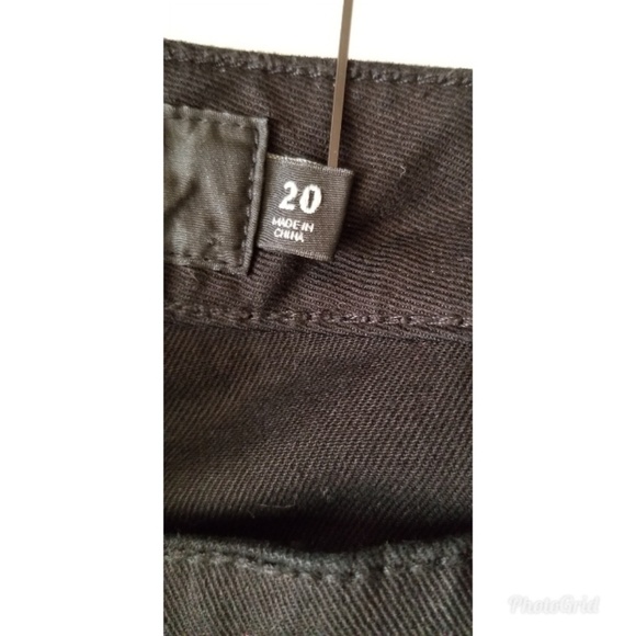 Torrid Black Distressed Embellished Skinny Jeans - Picture 6 of 8